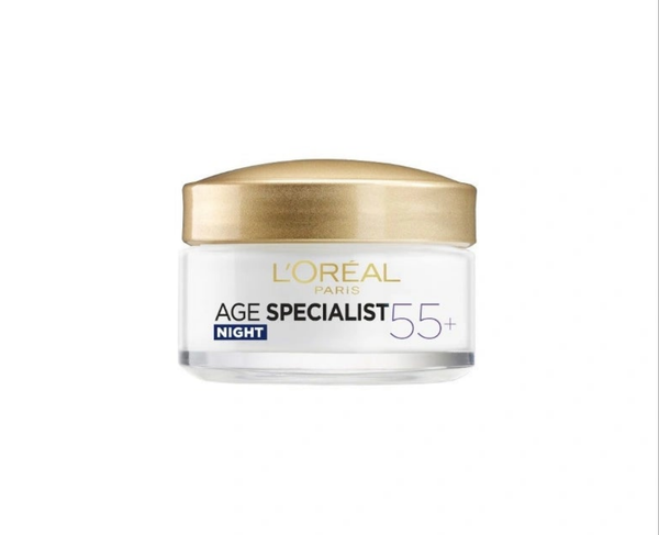 L'OREAL - קרם אנטי אייג'ינג +55 ללילה