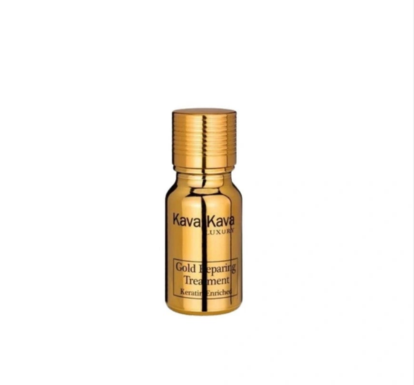 KAVA KAVA- אמפולה מועשרת בחומצה היאלורונית GG glossy gold