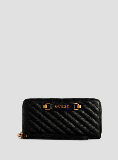 Black sela large wallet