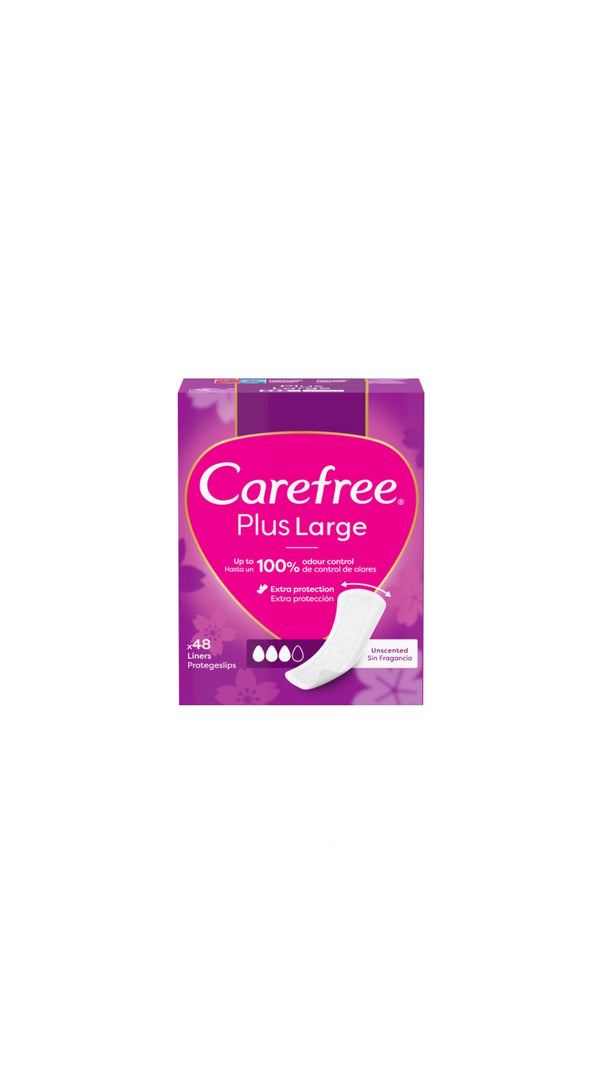 Carefree - מגני תחתון לארג' פלוס ללא ניחוח