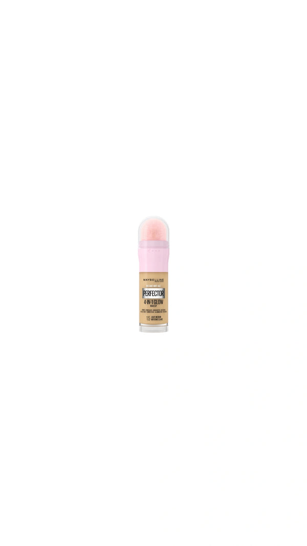 Maybelline  - PERFECTOR GLOW מייק אפ 4 ב-1 - LIGHT-MEDIUM