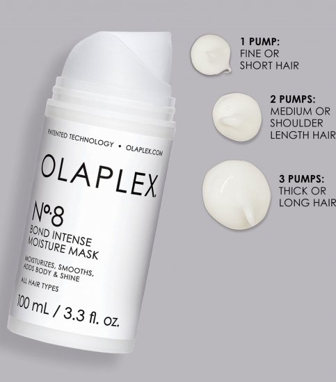 OLAPLEX
מספר 8 מסכת לחות אינטנסיבית 896364002947